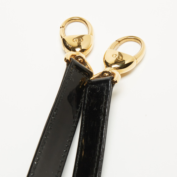 DIOR Black Cannage Patent Leather Large Lady  Tote - Picture 8 of 8